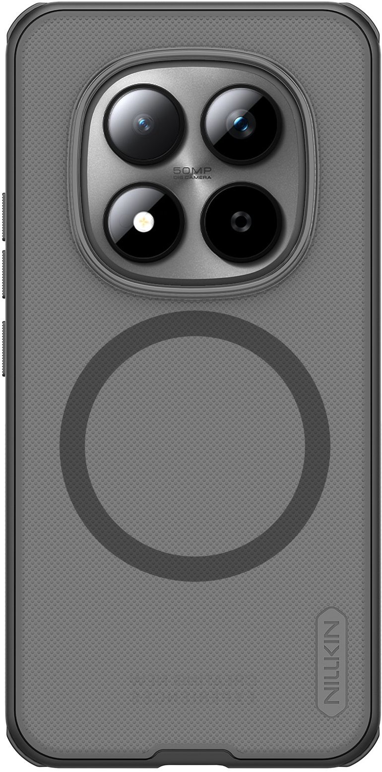 Nillkin Super Frosted PRO Magnetic Zadní Kryt pro Xiaomi Redmi Note 15 Pro 5G Transparent Black
