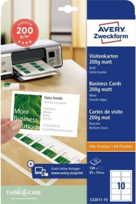 Avery Zweckform C32011-10 Vizitkový papír