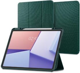 Spigen Urban Fit Midnight Green iPad Air 13" M2 2024/M3 2025