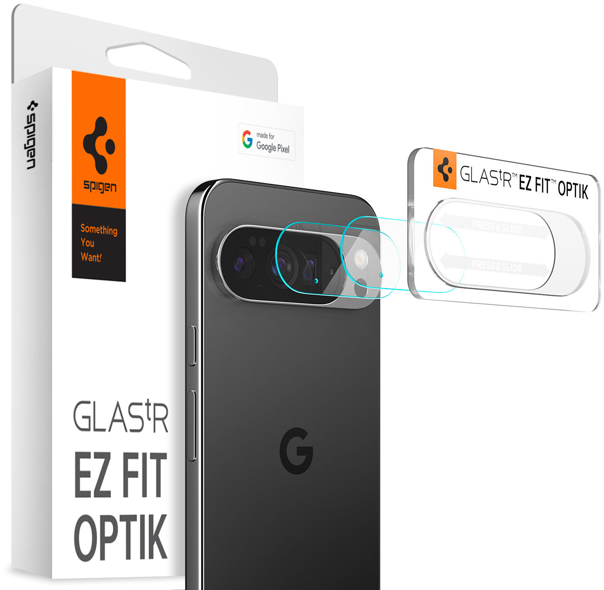 Spigen Glass tR EZ Fit Optik 2 Pack, crystal clear - Google Pixel 10 Pro XL