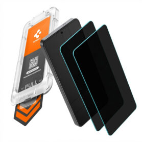Spigen Glass tR EZ Fit Pro HD Privacy 2 Pack Transparency Samsung Galaxy S26