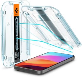 Spigen Glass tR EZ Fit 2 Pack Transparency iPhone 16/15