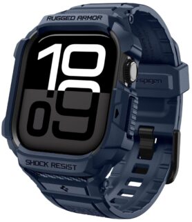 Spigen Rugged Armor Pro 2 Apple Watch 11 42mm Navy Blue