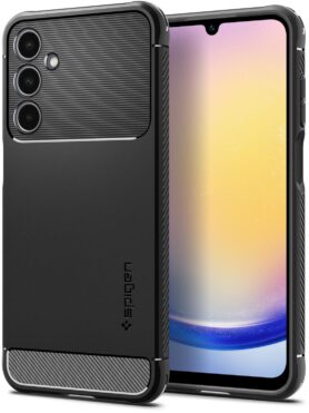 Spigen Rugged Armor Matte Black Samsung Galaxy A25 5G