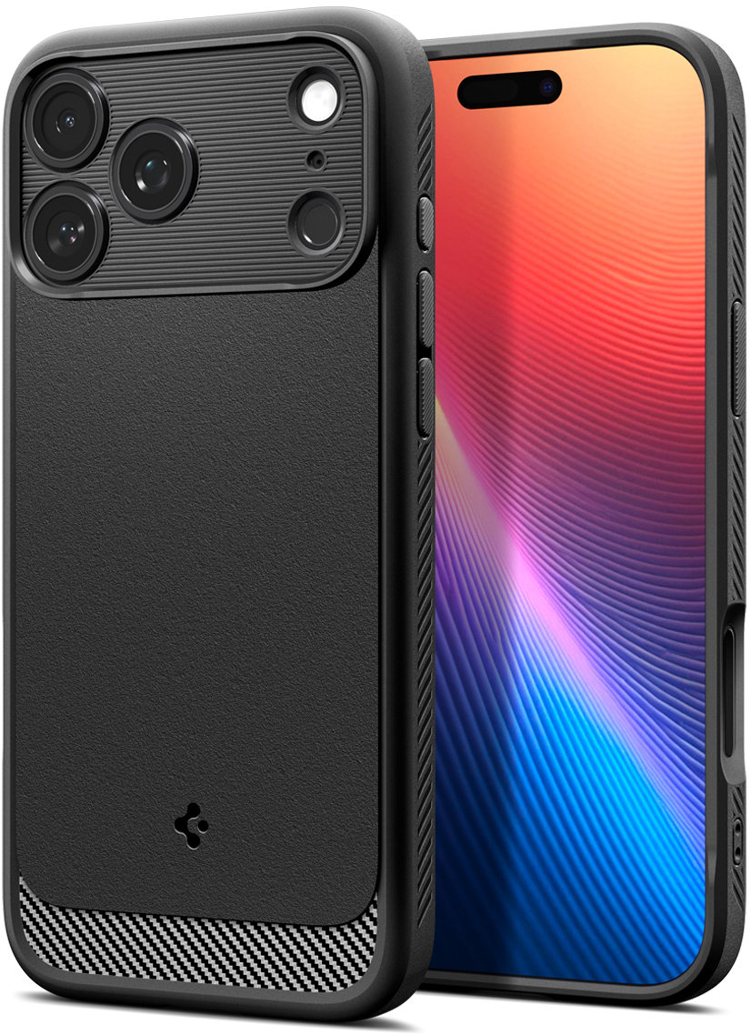 Spigen Rugged Armor MagSafe Matte Black iPhone 17 Pro Max