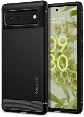 Spigen Rugged Armor Black Google Pixel 6