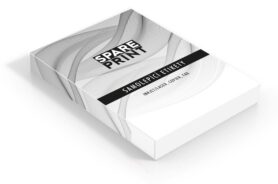 SPARE PRINT PREMIUM samolepicí, bílé, 100 archů A4 v krabici (1 arch/21× etiketa 70×42,3mm)