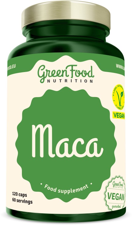 GreenFood Nutrition Maca 120 kapslí