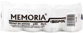 BISPOL hřbitovní svíčky Memoria bílá 4× 50 g