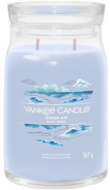 YANKEE CANDLE Signature sklo 2 knoty Ocean Air 567 g