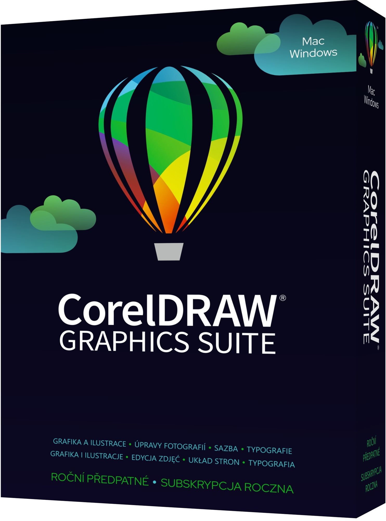 CorelDRAW Graphics Suite 365 Renewal, Win (elektronická licence)