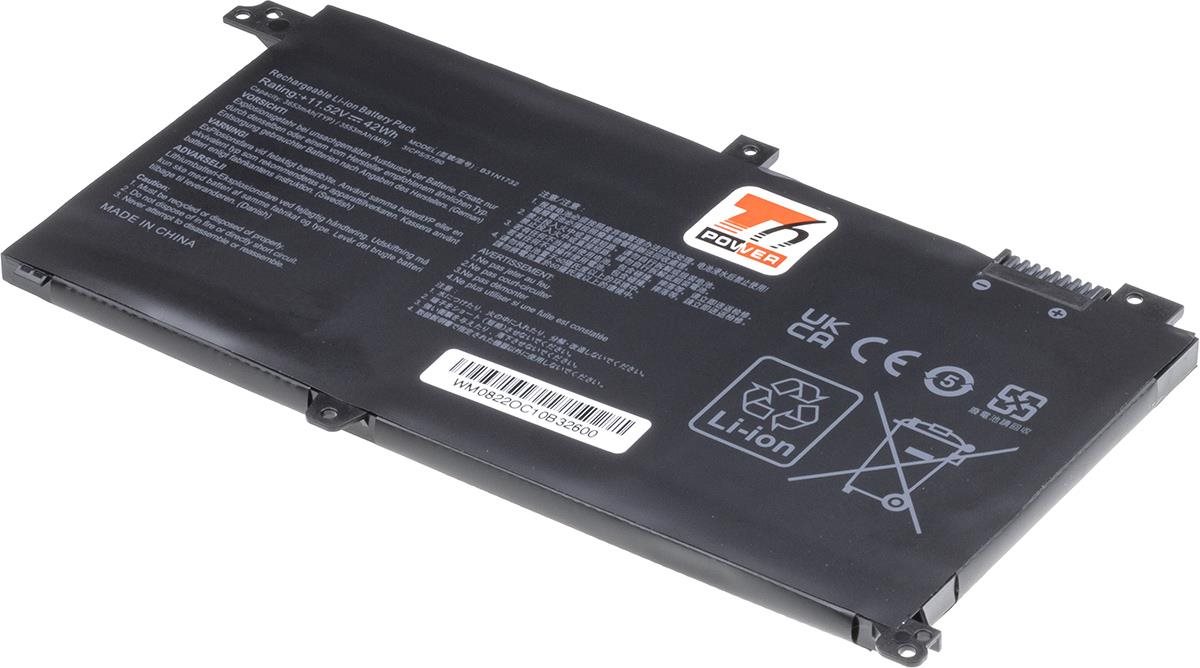 T6 Power pro Asus VivoBook S14 S430UA, Li-Poly, 11,52 V, 3650 mAh (42 Wh), černá