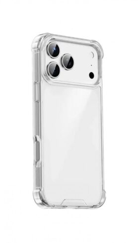 TopQ Odolný kryt pro iPhone 17 Pro Max průhledný