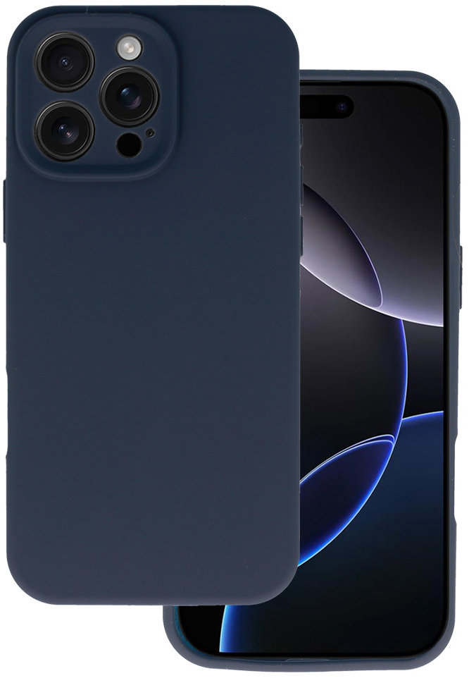 TopQ Silicone Lite pro iPhone 16 Pro navy