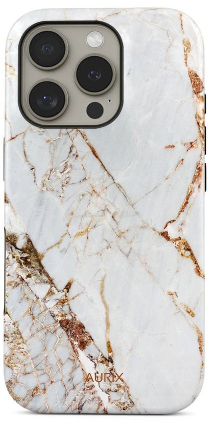 TopQ Kryt AURIX MagSafe iPhone 16 Pro Max Antique Marble 133563