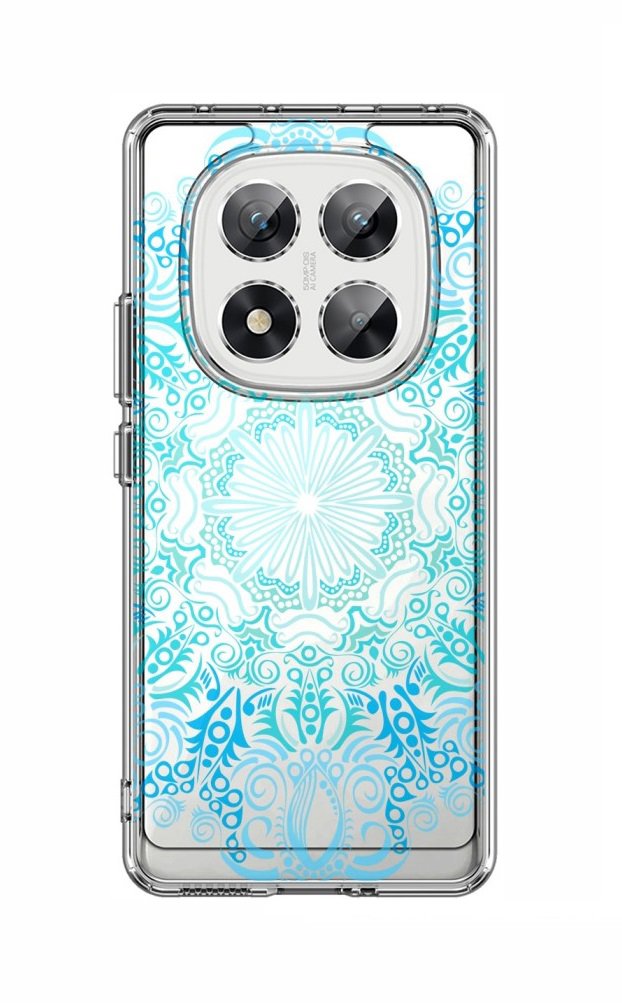 TopQ Kryt Image Xiaomi Redmi Note 14 Pro 5G pevný Blue Mandala 136790