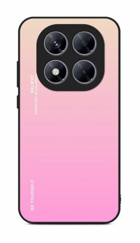TopQ Kryt LUXURY Xiaomi Redmi Note 14 Pro 5G pevný duhový meruňkový 136860