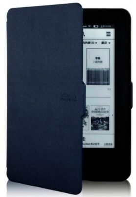 Durable Lock DL410 - Pouzdro pro Amazon Kindle 8 - modré, magnetické zavírání, AutoSleep