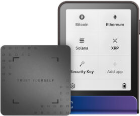 Ledger Flex Neptune Blue Crypto Hardware Wallet with Recovery Key