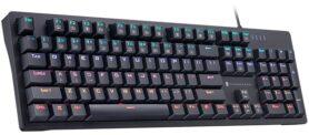ThundeRobot Wired Mechanical Keyboard Blue switch KG3104C - US