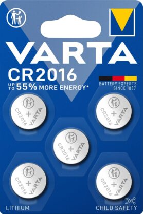 VARTA speciální lithiová baterie CR2016 5ks