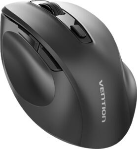 Vention 6-Button 2.4GHz Wireless Ergonomic Mouse Black