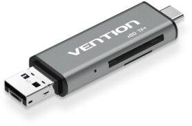 Vention USB2.0 Multi-function Card Reader Gray