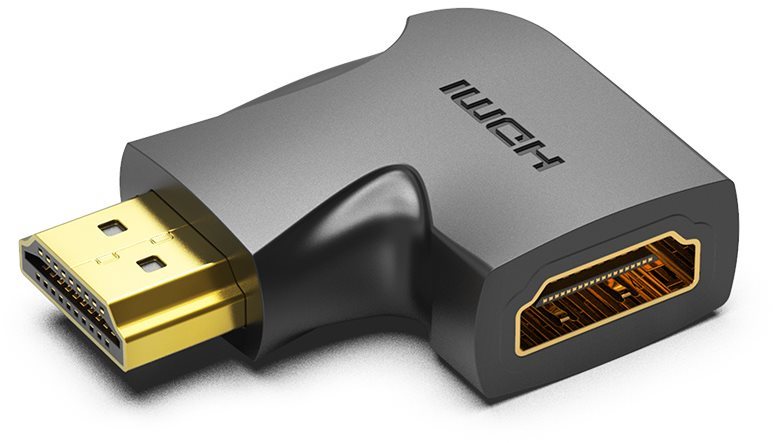 Vention HDMI 270 Degree Male to Female Vertical Flat Adapter Black
