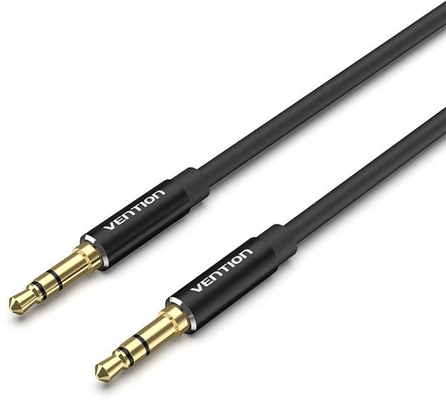 Vention 3.5mm Male to Male Audio Cable 0.5m Black Aluminum Alloy Type