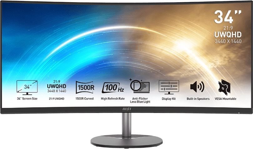 34" MSI PRO MP341CQ