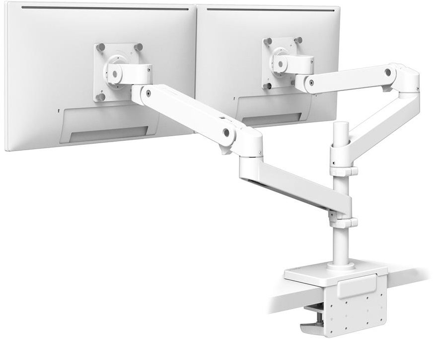 ERGOTRON LX Pro Dual Stacking Arm, stolní dvouramenný držák pro 2 monitry, bílá