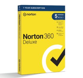 Norton 360 Deluxe 50GB, VPN, 1 uživatel, 5 zařízení, 12 měsíců (elektronická licence)