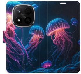 iSaprio Flip pouzdro Jellyfish pro Xiaomi Redmi Note 14 Pro 5G/14 Pro+ 5G