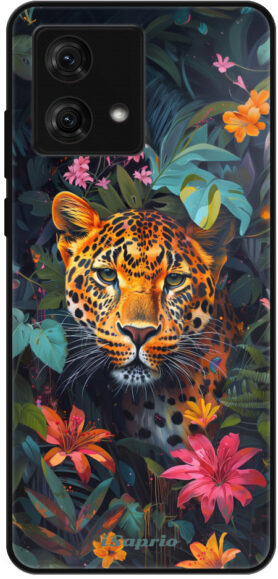 iSaprio Lesklé pouzdro Flower Jaguar - Motorola Moto G84