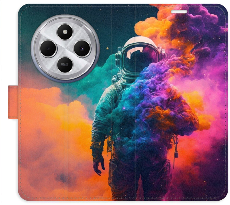 iSaprio Flip pouzdro Astronaut in Colours 02 pro Xiaomi Redmi 14C / Poco C75