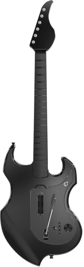 PDP Riffmaster Wireless Guitar, bezdrátový kytarový ovladač pro Xbox Series X|S, Xbox One, PC, černá