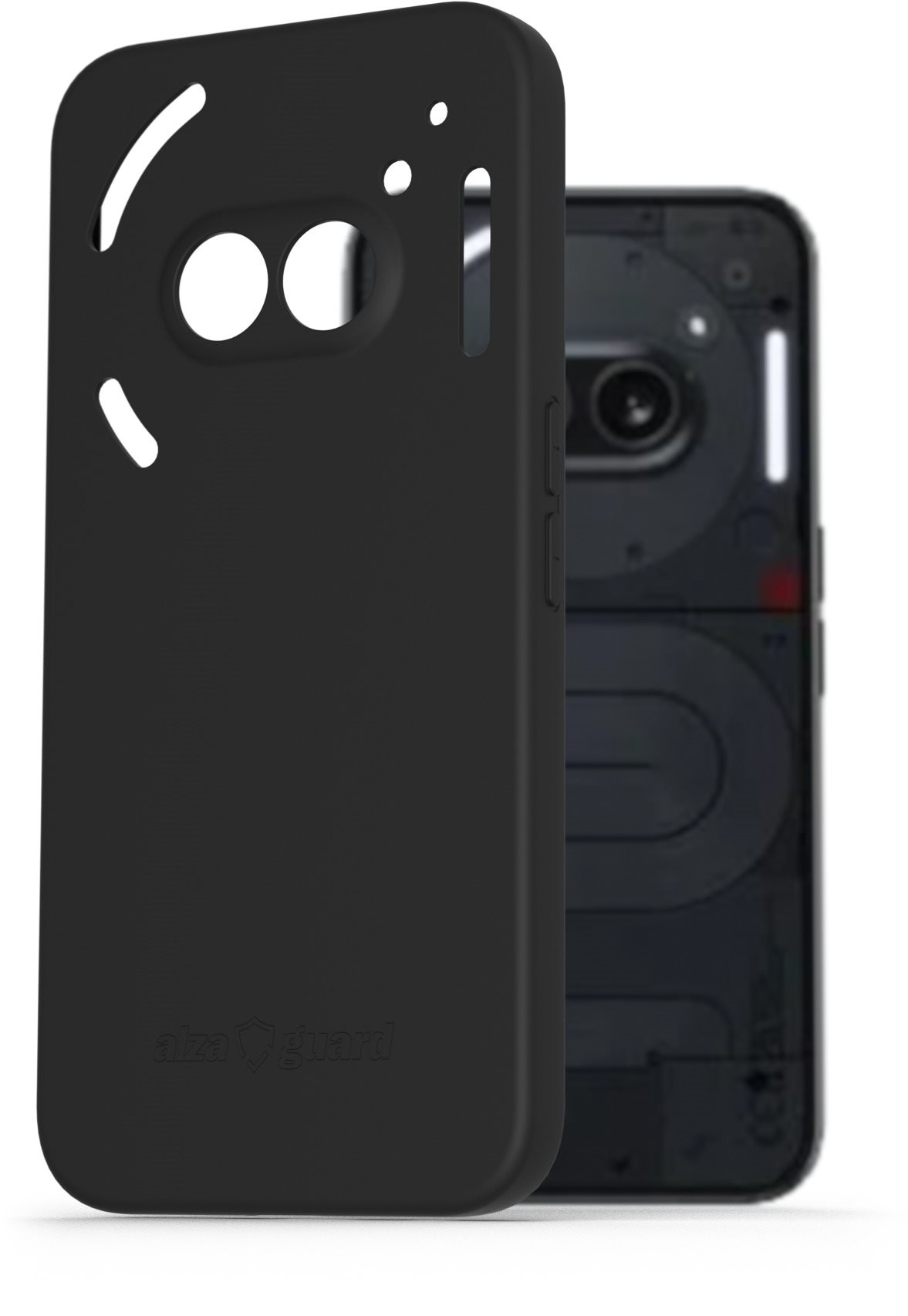 AlzaGuard Matte TPU Case pro Nothing Phone (2a) / (2a) Plus černý