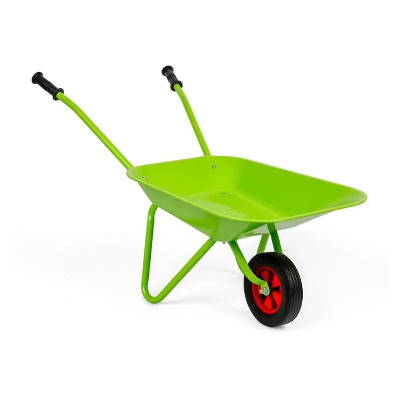 Bigjigs Toys Zahradní kolečko zelené