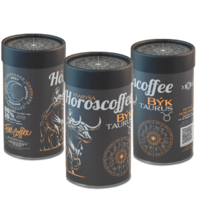 Fixi Horoscoffee – Býk – káva dle znamení horoskopu zrnková / papírová tuba / 250 g