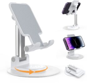 Choetech 360 Degree Rotation Desktop Mobile/ipad stand--white