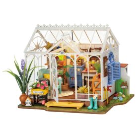 RoboTime 3D dřevěná skládačka Miniatura domečku Vysněný zahradní dům - poškozený obal
