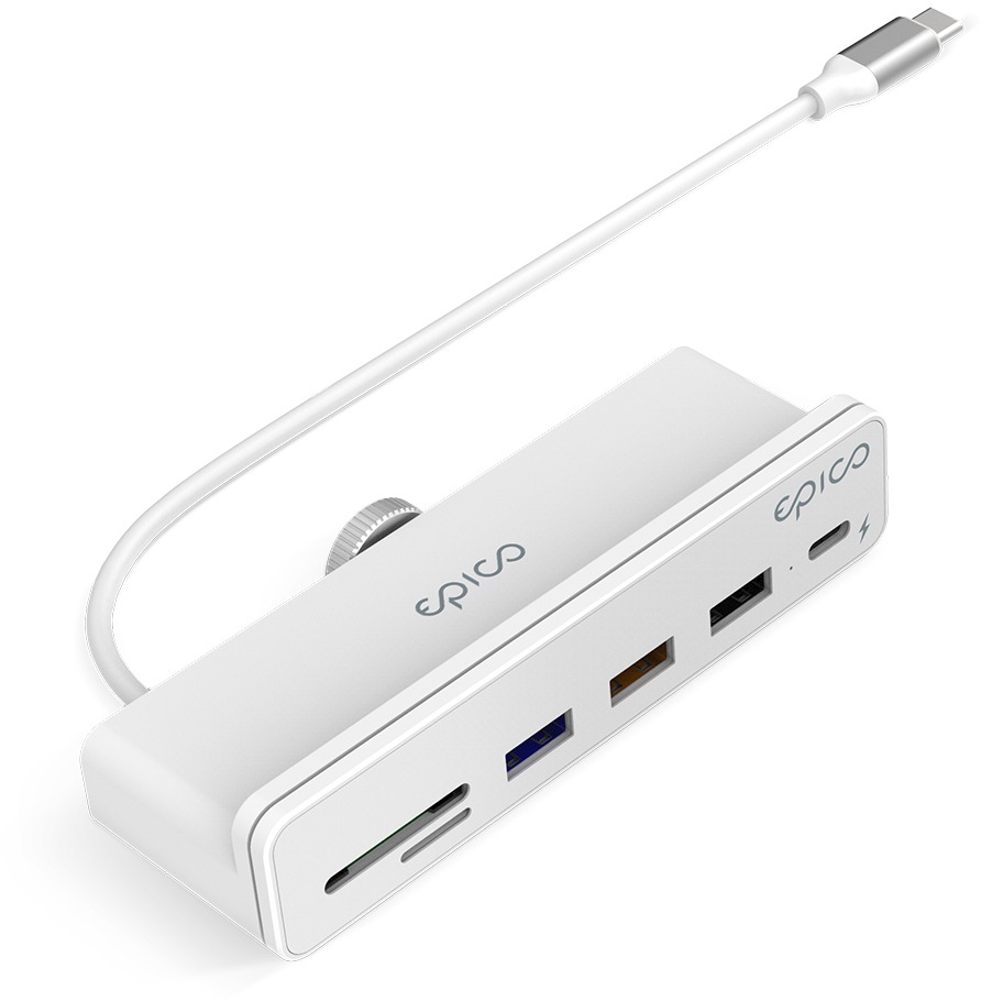 Epico USB-C 7v1 iMac Hub - bílá