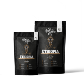 Fixi Coffee Etiopie Yirgacheffe – výběrová káva, 100% arabica zrnková / sáček Doypack / 250 g
