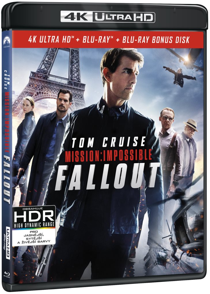 Mission: Impossible - Fallout (3 disky: UHD+BD+bonus disk) - Blu-ray + 4K Ultra HD