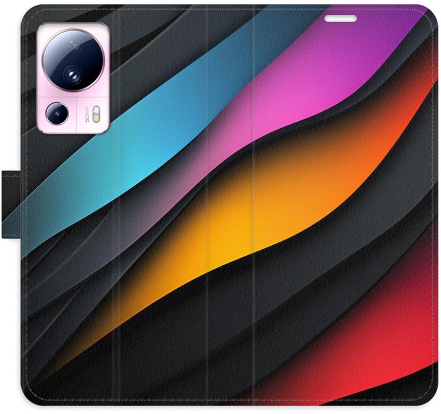 iSaprio Flip pouzdro Color Waves pro Xiaomi 13 Lite