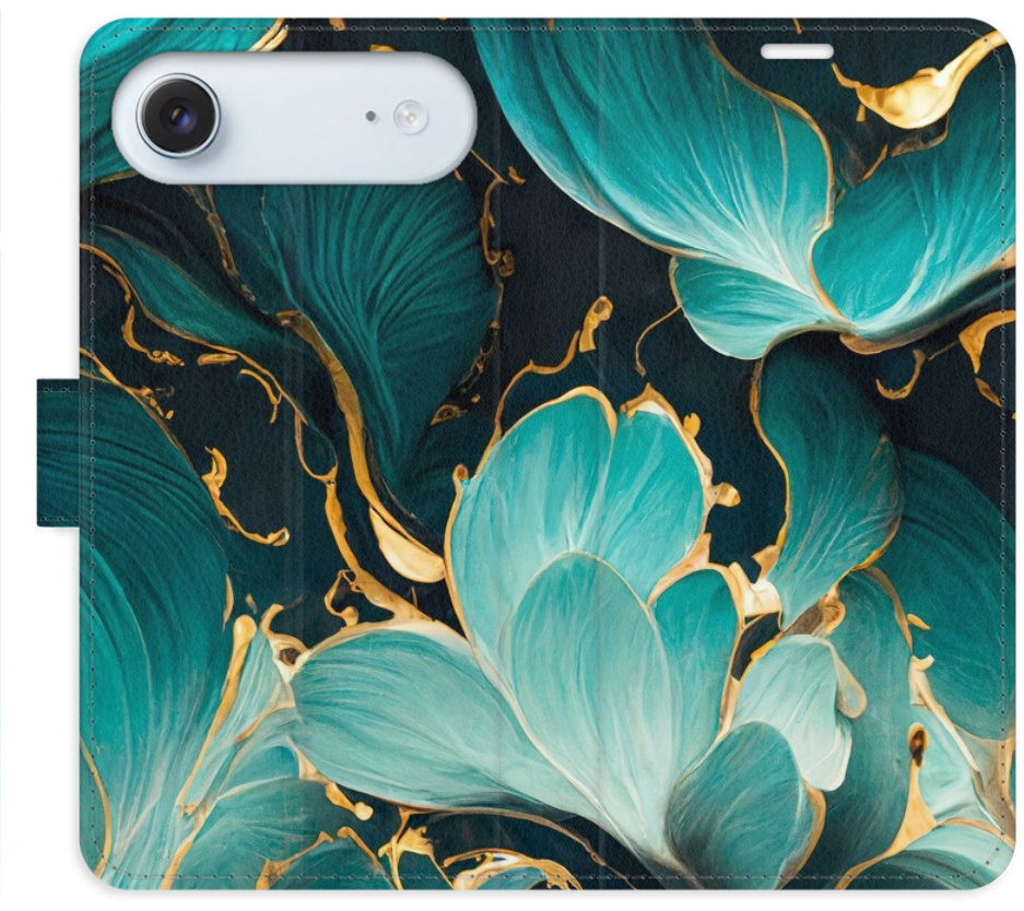 iSaprio Flip pouzdro Blue Flowers 02 pro iPhone 17 Air