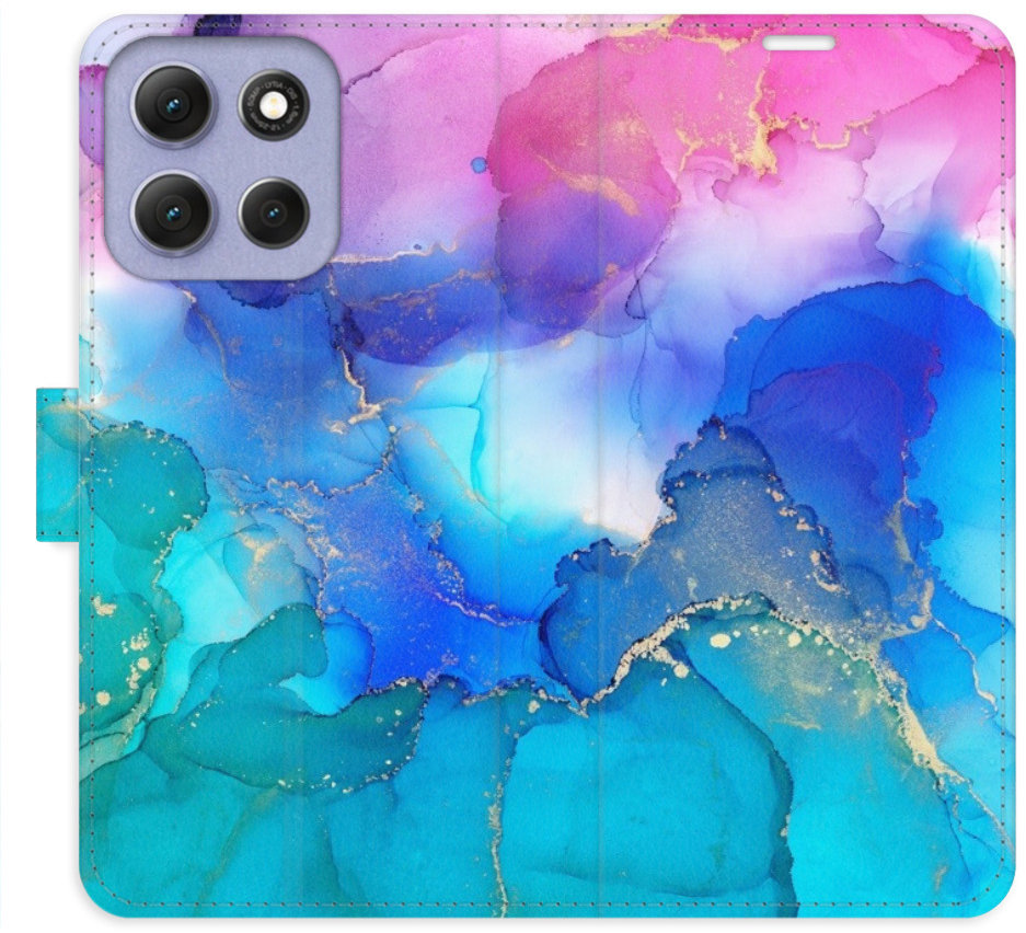 iSaprio Flip pouzdro BluePink Paint pro Motorola Moto G86 5G