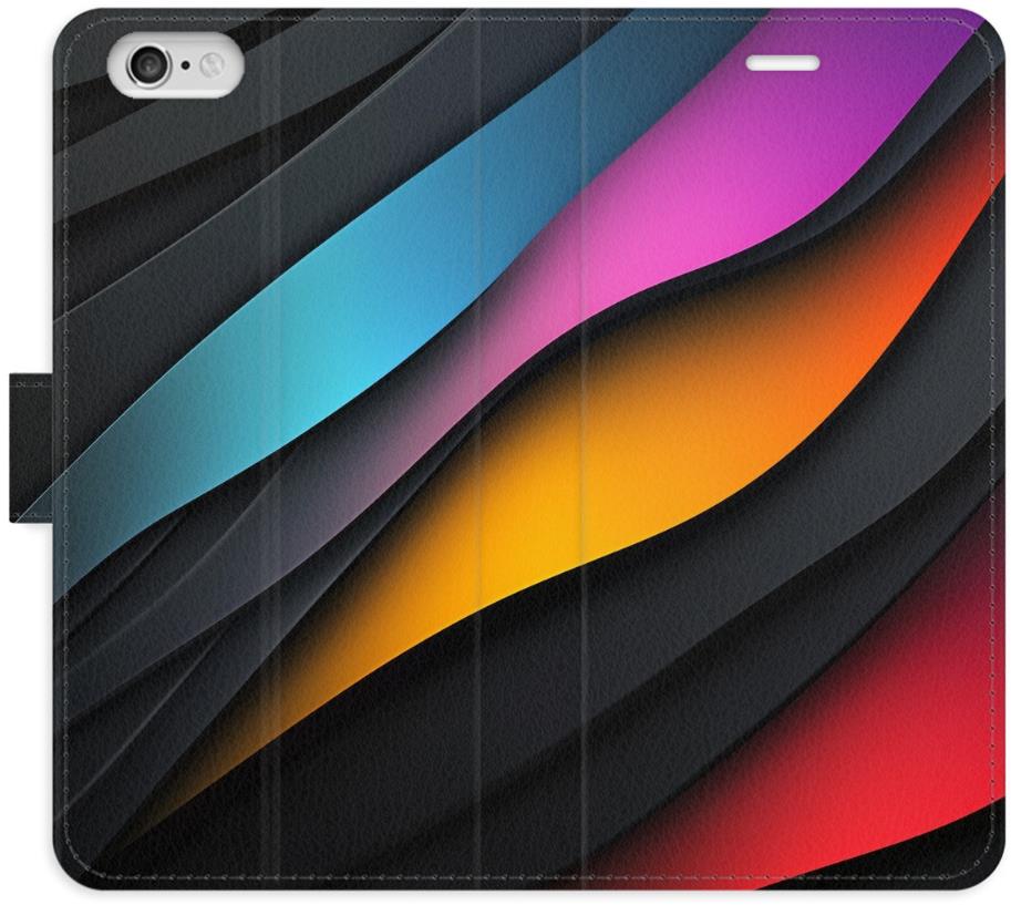 iSaprio Flip pouzdro Color Waves pro iPhone 6/6S