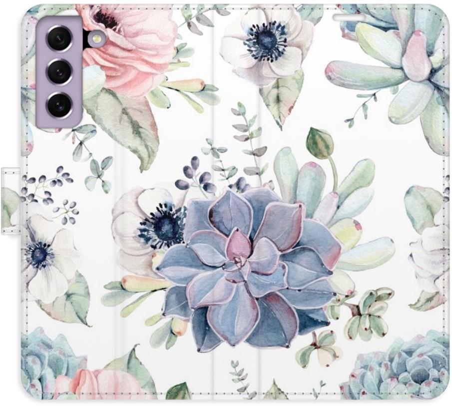 iSaprio flip pouzdro Succulents pro Samsung Galaxy S21 FE 5G