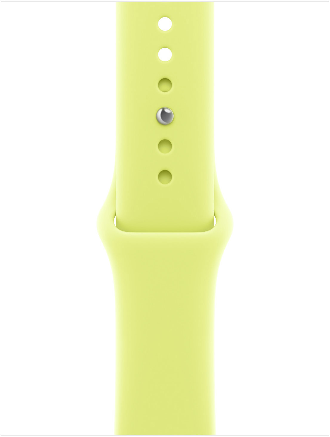 Apple Watch 42mm neonově žlutý sportovní řemínek - S/M
